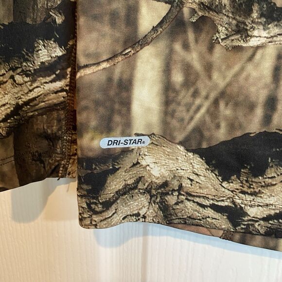 Starter Dri Fit Camo Shirt Mens Small Long Sleeve - Picture 4 of 7